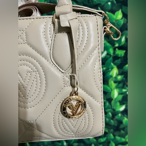 NWT Valentino Orlandi small light taupe vegan leather purse (8inx7inx4in) - Picture 8 of 8